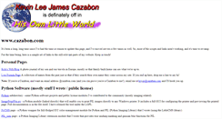 Desktop Screenshot of cazabon.com